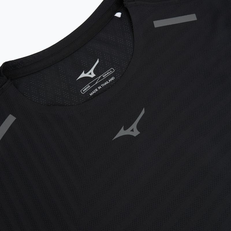 Férfi futópóló Mizuno Tech Light Tee black 3