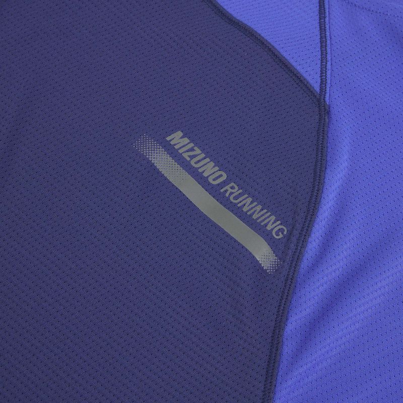 Férfi futópóló Mizuno Active DryAeroFlow Tee dazzling blue 4