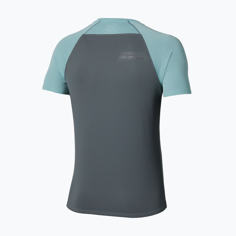 Férfi futópóló Mizuno Active DryAeroFlow Tee aquifer 2
