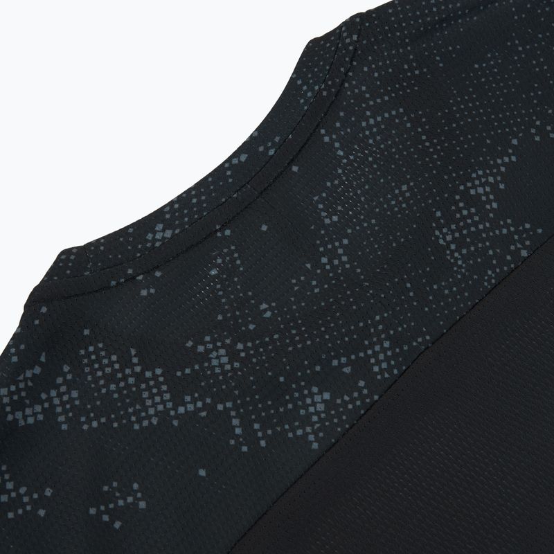 Férfi futópóló Mizuno Active DryAeroFlow Graphic black/gray 4