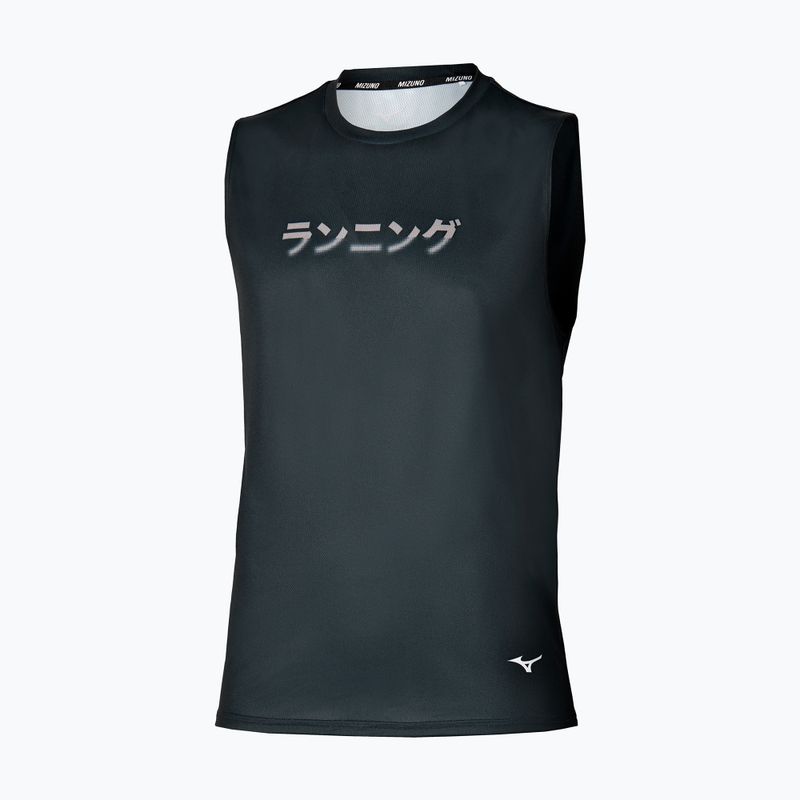 Férfi futópóló Mizuno Core Graphic Sleeveless black 2