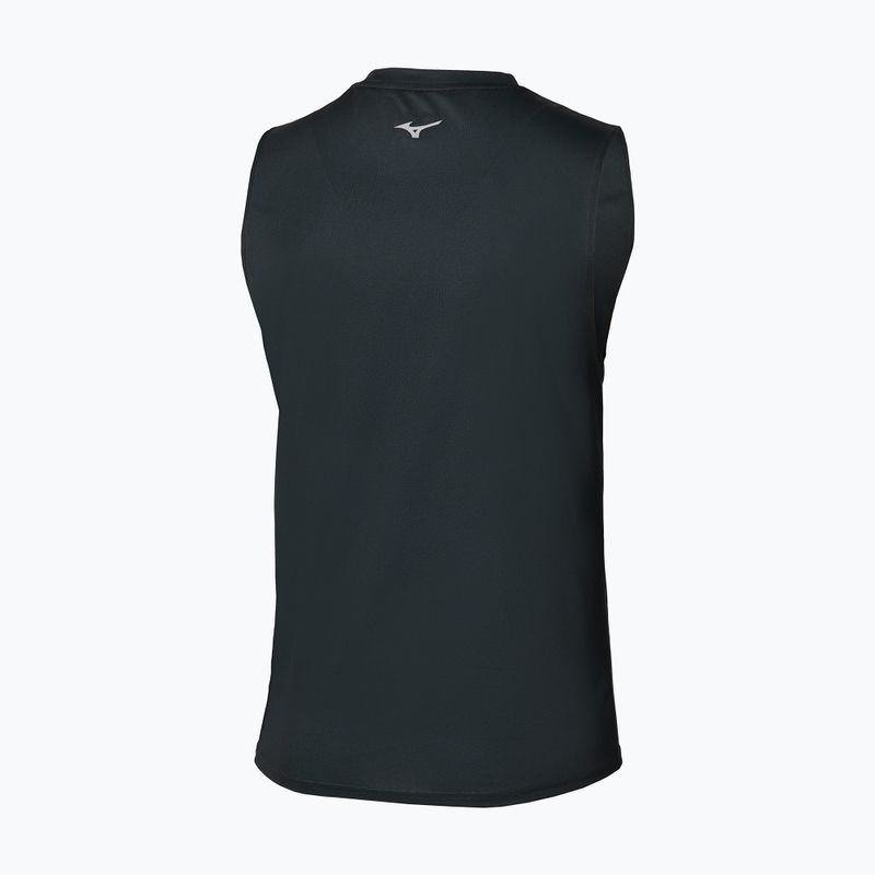 Férfi futópóló Mizuno Core Graphic Sleeveless black 3