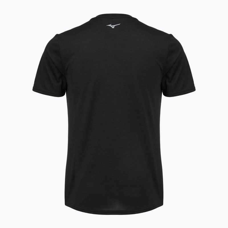 Férfi futó póló Mizuno Core Run Short Sleeve Tee black 2