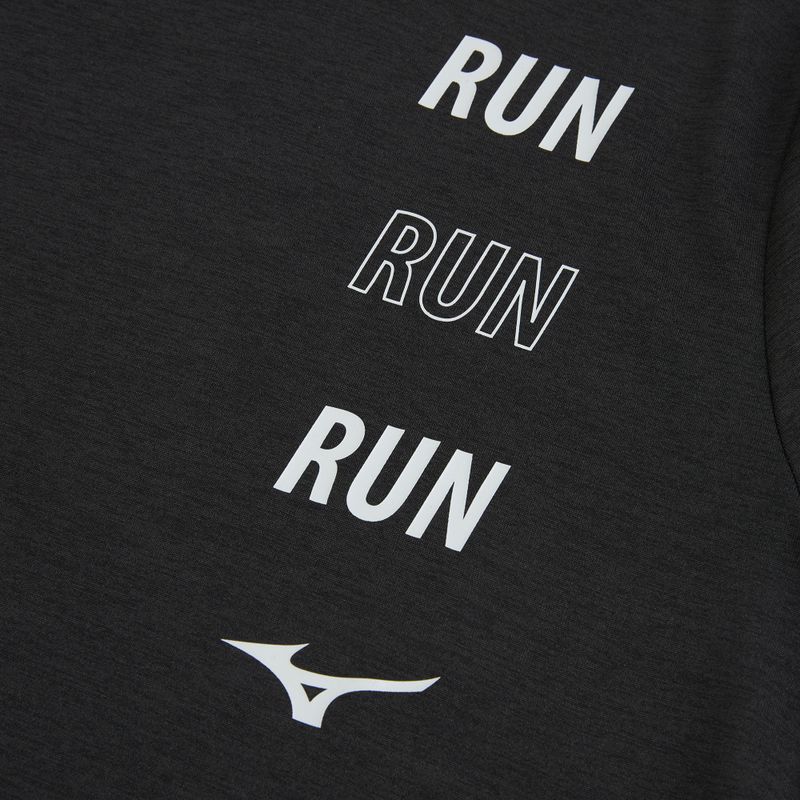 Férfi futó póló Mizuno Core Run Short Sleeve Tee black 3