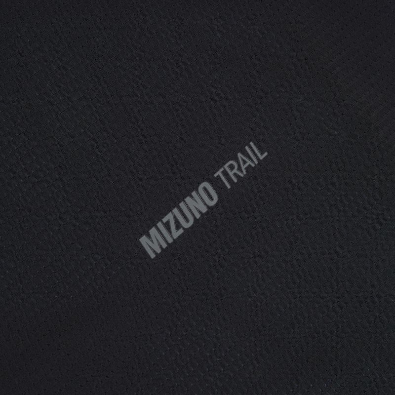 Férfi futópóló Mizuno Trail Graphic Tee black 3