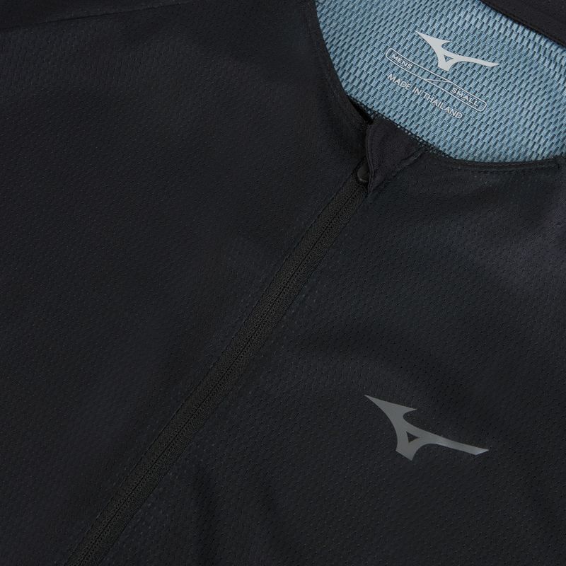 Férfi futópóló Mizuno Trail Graphic Tee black 4