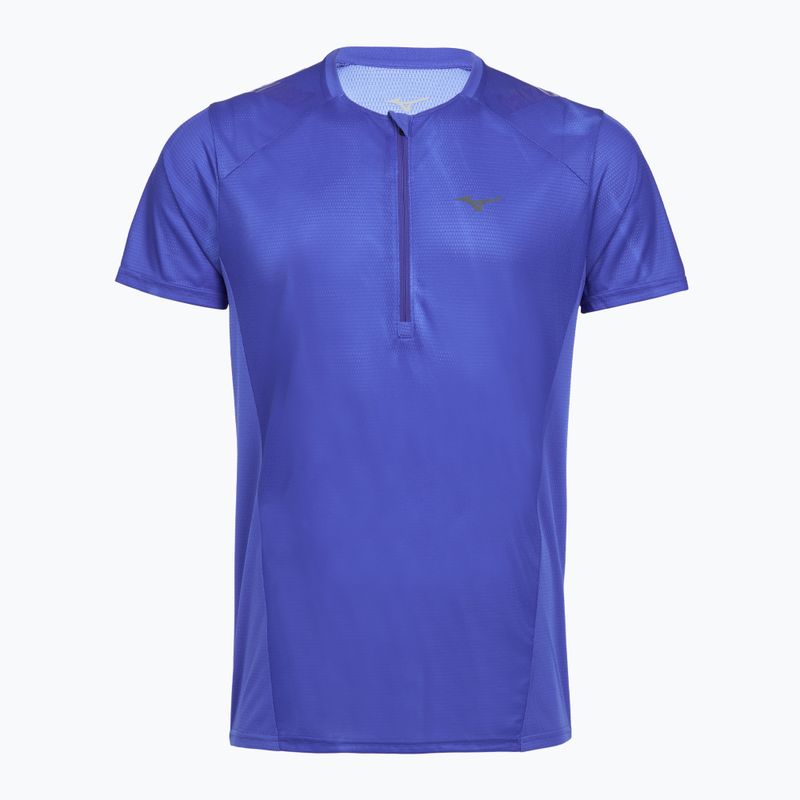 Férfi futópóló Mizuno Trail Graphic Tee dazzling blue