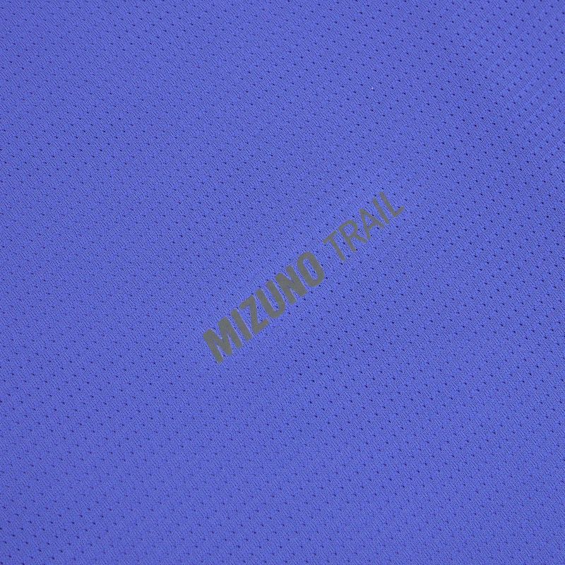 Férfi futópóló Mizuno Trail Graphic Tee dazzling blue 4