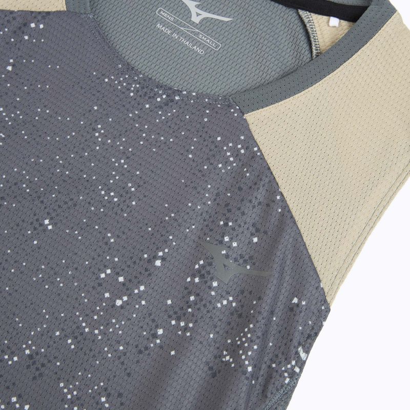 Férfi futótrikó Mizuno Active DryAeroFlow Graphic Tank Top lava smoke 3