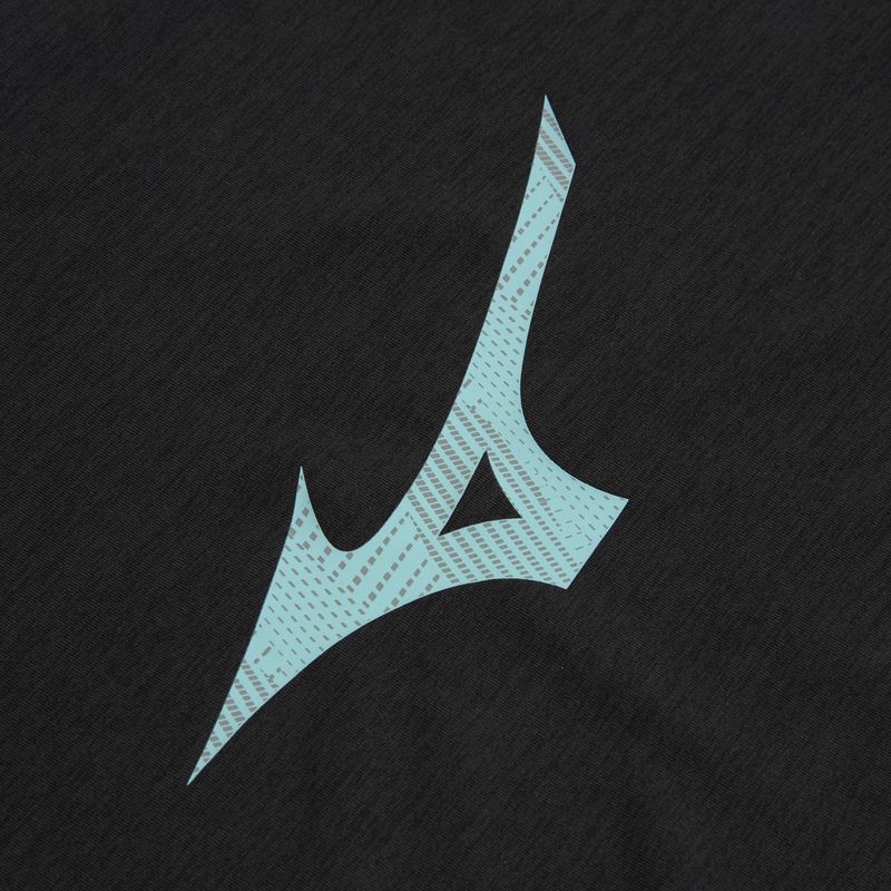 Férfi futópóló Mizuno Core Runbird Tee black 3