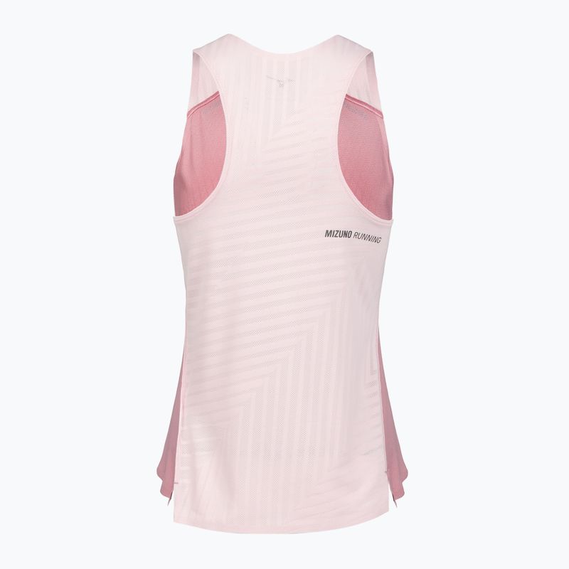 Női futó póló Mizuno Tech Light Singlet rose elegance 2