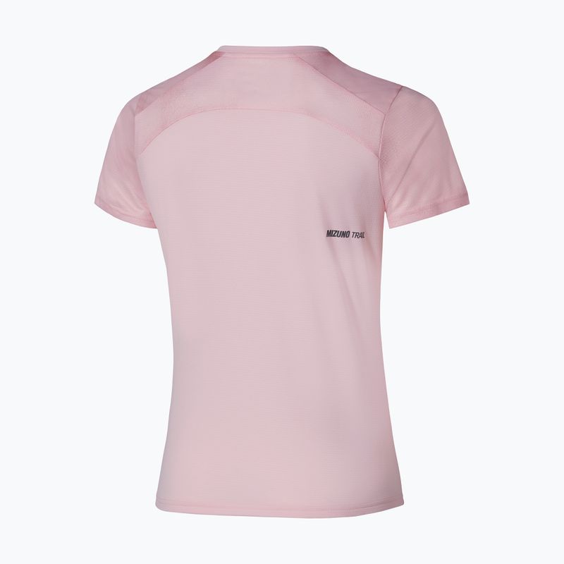 Női futópóló Mizuno Trail Graphic Tee pinkesque 2