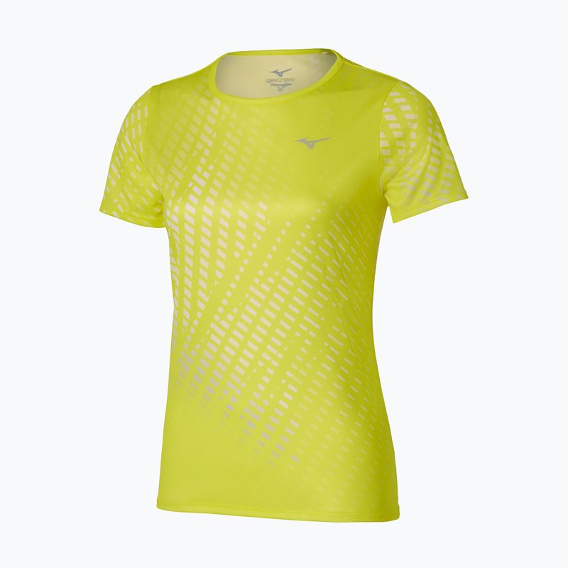 Női futópóló Mizuno Core Graphic Tee Lightning Yellow 2
