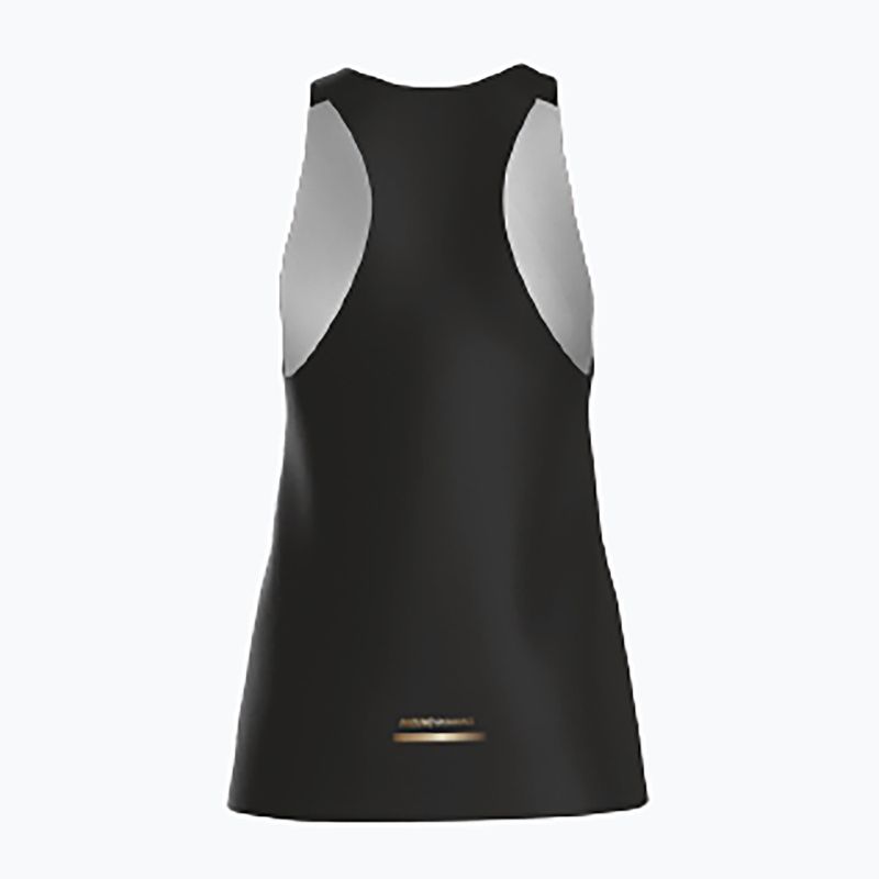 Női futópóló Mizuno Active DryAeroFlow Graphic Tank Top tan/orange 2