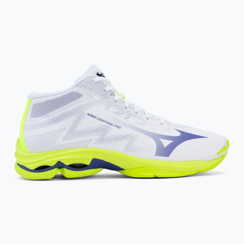 Röplabdacipő Mizuno Wave Lightning Pro Mid white/lightning yellow/dazzling blue 2