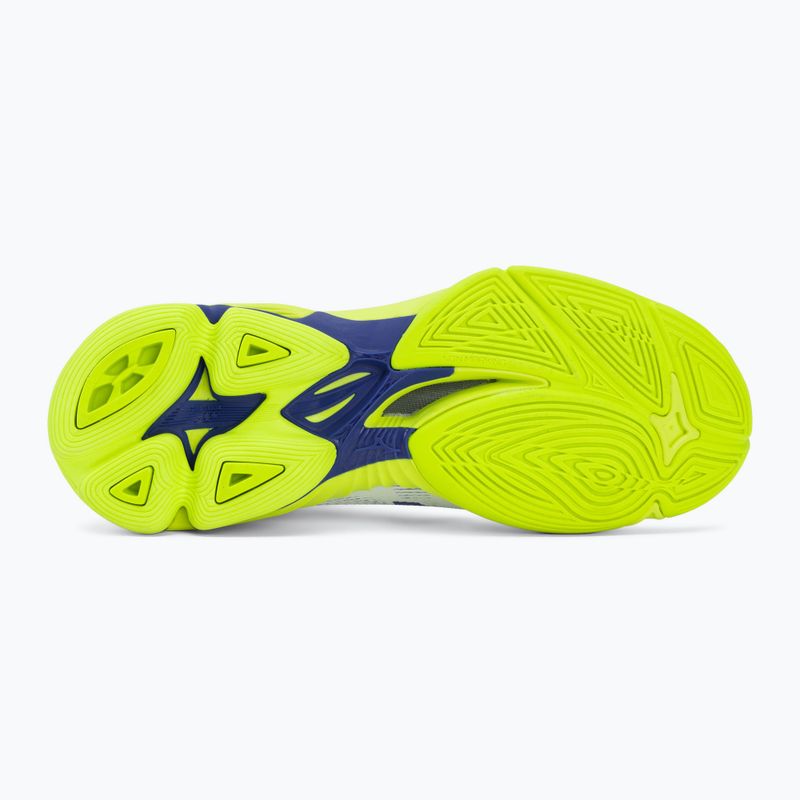 Röplabdacipő Mizuno Wave Lightning Pro Mid white/lightning yellow/dazzling blue 4