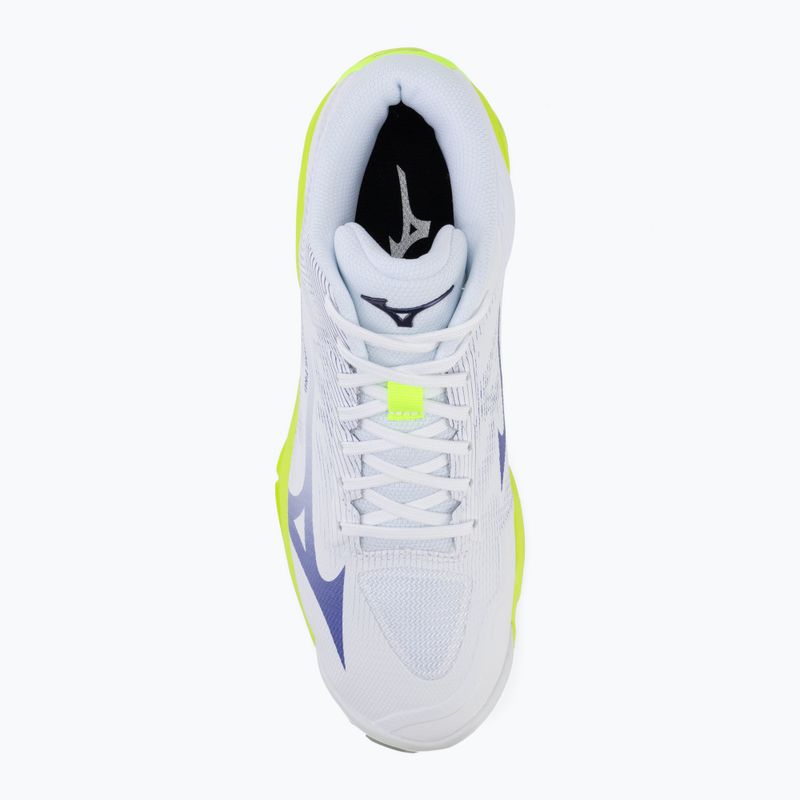 Röplabdacipő Mizuno Wave Lightning Pro Mid white/lightning yellow/dazzling blue 5