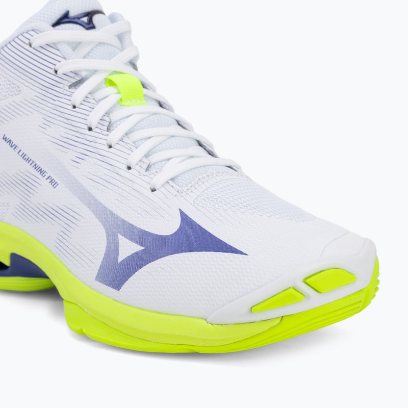 Röplabdacipő Mizuno Wave Lightning Pro Mid white/lightning yellow/dazzling blue 7