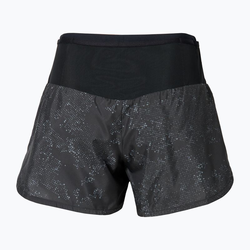 Női futóshort Mizuno Active Graphic Multi Pocket black 3