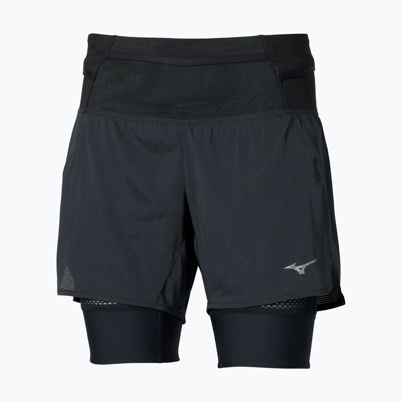 Női futóshort Mizuno Trail Multipocket 2in1 black 2