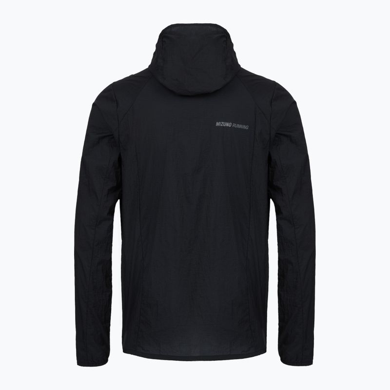 Férfi futódzseki Mizuno Tech Light Hooded black 2