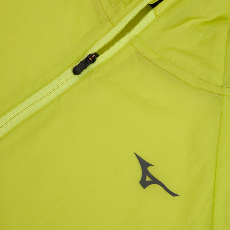 Férfi futódzseki Mizuno Tech Light Hooded lightning yellow 3