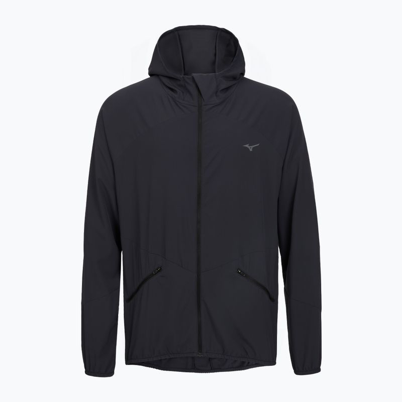 Férfi futódzseki Mizuno Active Alpha Hooded black 2
