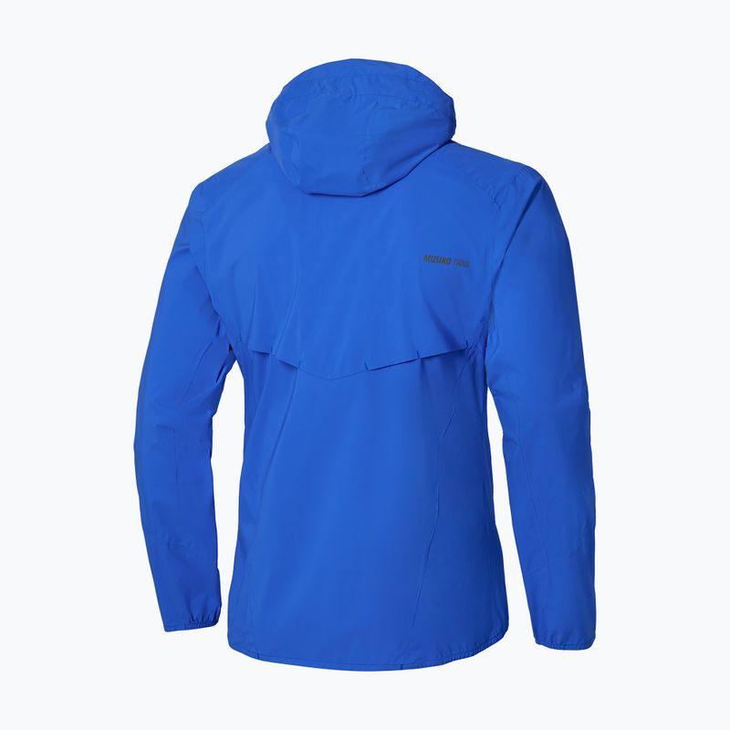 Férfi futódzseki Mizuno Trail Waterproof 20K Hooded dazzling blue 2