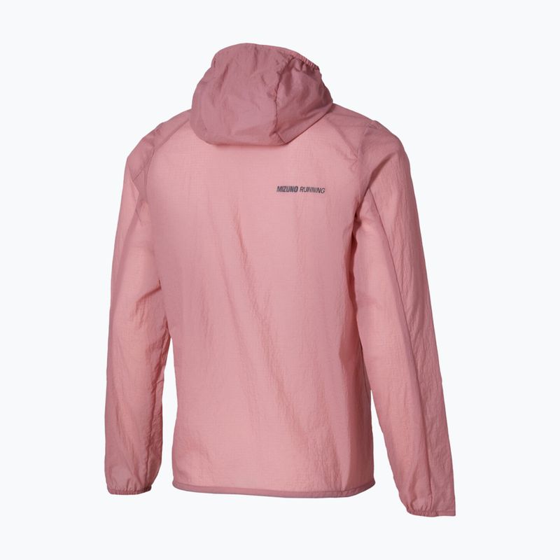 Női futókabát Mizuno Tech Light Hooded Jacket rose elegance 2