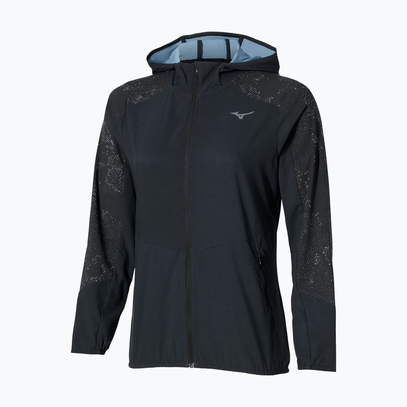 Női futókabát Mizuno Active Alpha Hooded black 2