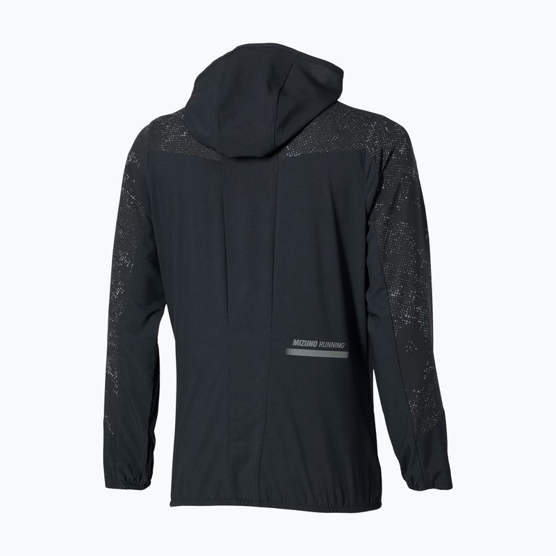 Női futókabát Mizuno Active Alpha Hooded black 3