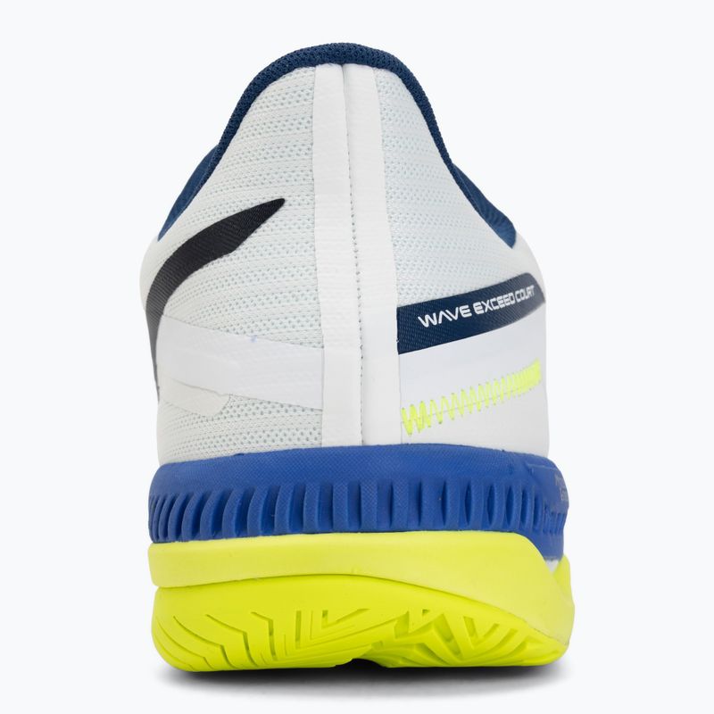 Teniszcipők Mizuno Wave Exceed Court AC white/dazzling blue/lightning 6