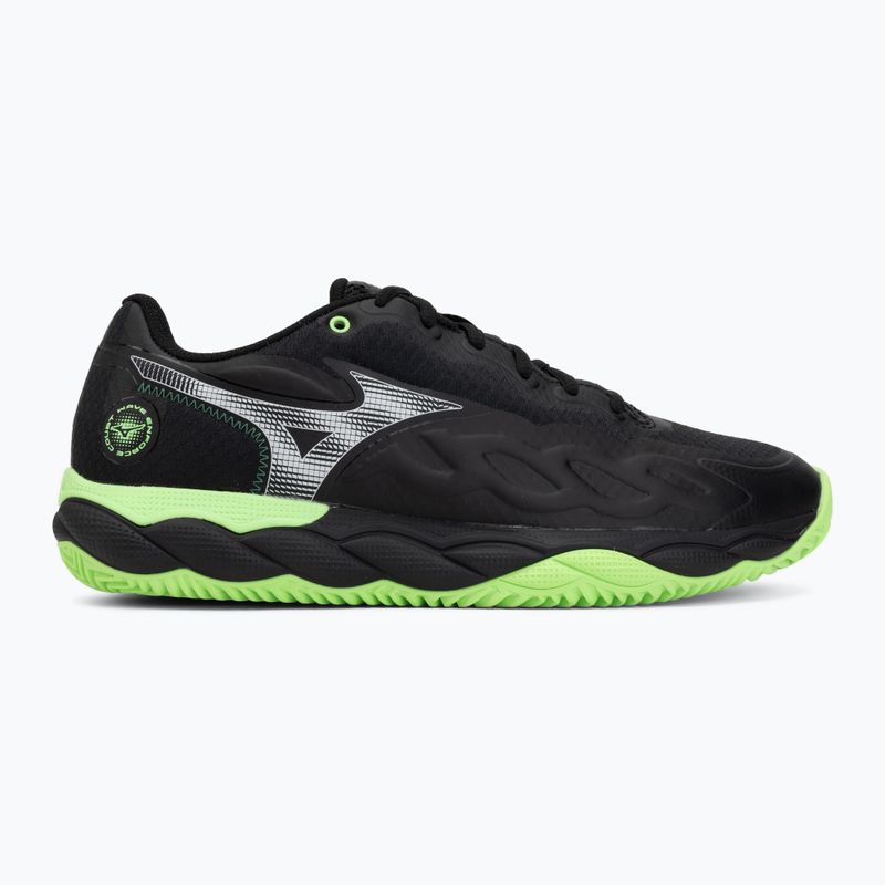 Padel cipők Mizuno Wave Enforce Court Padel black/foliage green/glowing ap 2