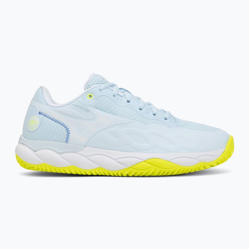 Női teniszcipő Mizuno Wave Enforce Court CC W ice water/lightning yellow/ancient 2