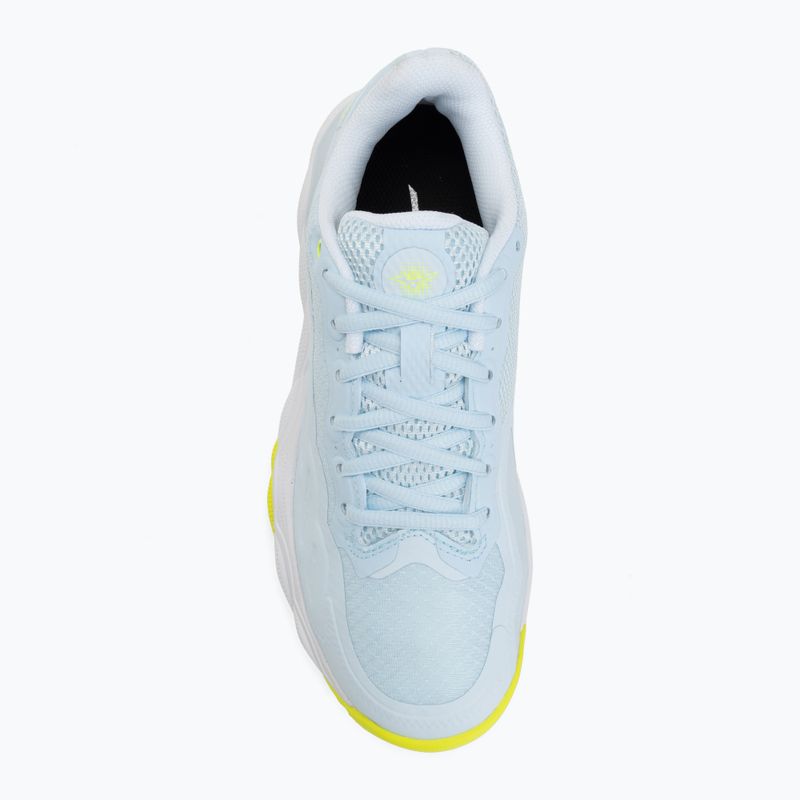 Női teniszcipő Mizuno Wave Enforce Court CC W ice water/lightning yellow/ancient 5