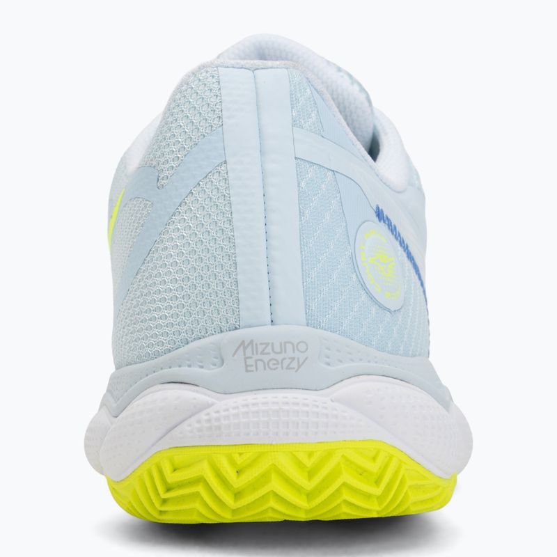 Női teniszcipő Mizuno Wave Enforce Court CC W ice water/lightning yellow/ancient 6