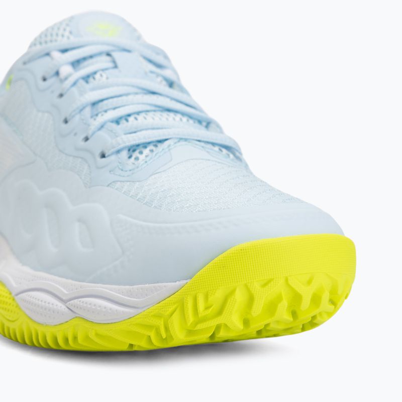 Női teniszcipő Mizuno Wave Enforce Court CC W ice water/lightning yellow/ancient 7
