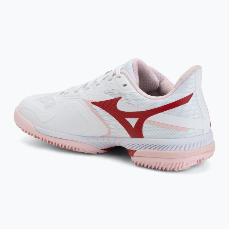 Női teniszcipő Mizuno Wave Exceed Court CC W white/pinkesque/barbados cherr 3