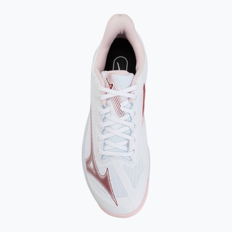Női teniszcipő Mizuno Wave Exceed Court CC W white/pinkesque/barbados cherr 5