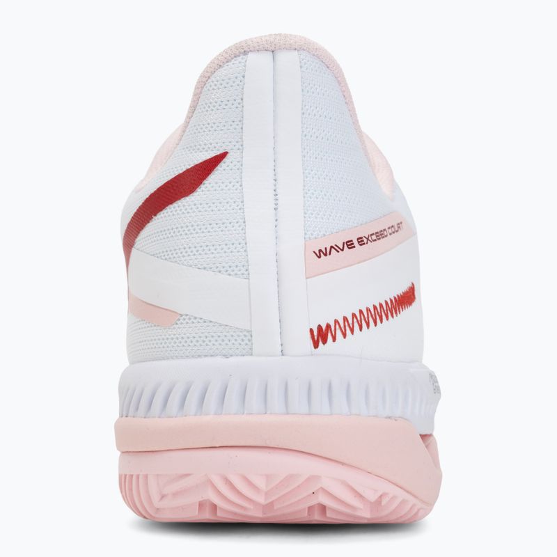 Női teniszcipő Mizuno Wave Exceed Court CC W white/pinkesque/barbados cherr 6