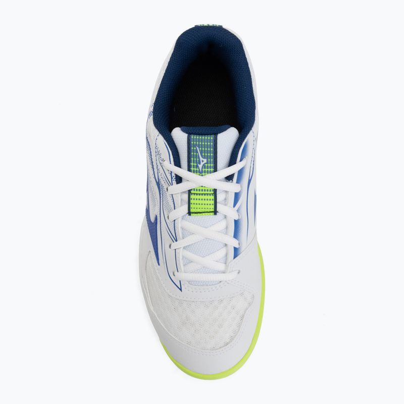 Férfi teniszcipő Mizuno Break Shot 5 CC white/dazzling blue/lightning 5