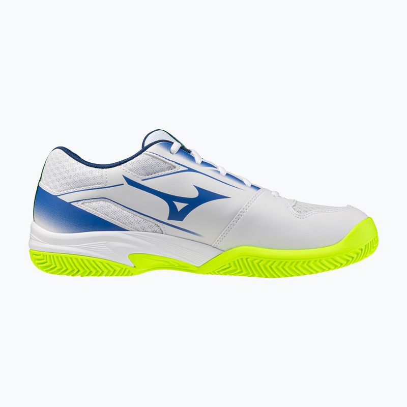 Férfi teniszcipő Mizuno Break Shot 5 CC white/dazzling blue/lightning 2