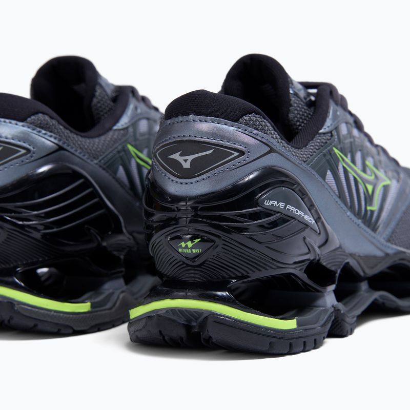Mizuno Wave Prophecy LS cipő iron gate/iron gate/lightning yellow 4