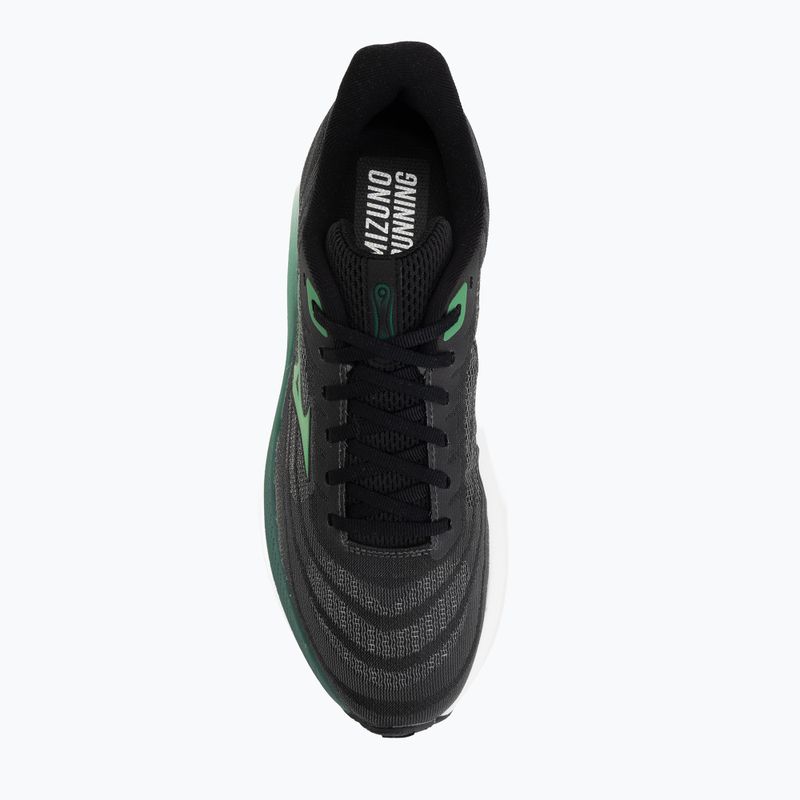 Férfi futócipő Mizuno Wave Sky 9 black/goblin green/alpine green 5