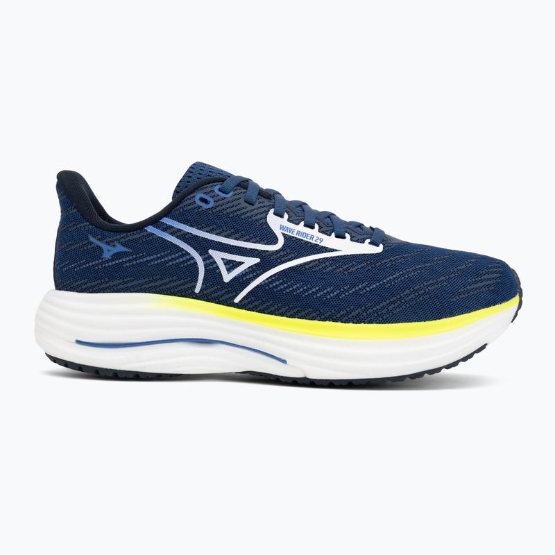 Férfi futócipő Mizuno Wave Rider 29 estate blue/white/lightning yellow 2
