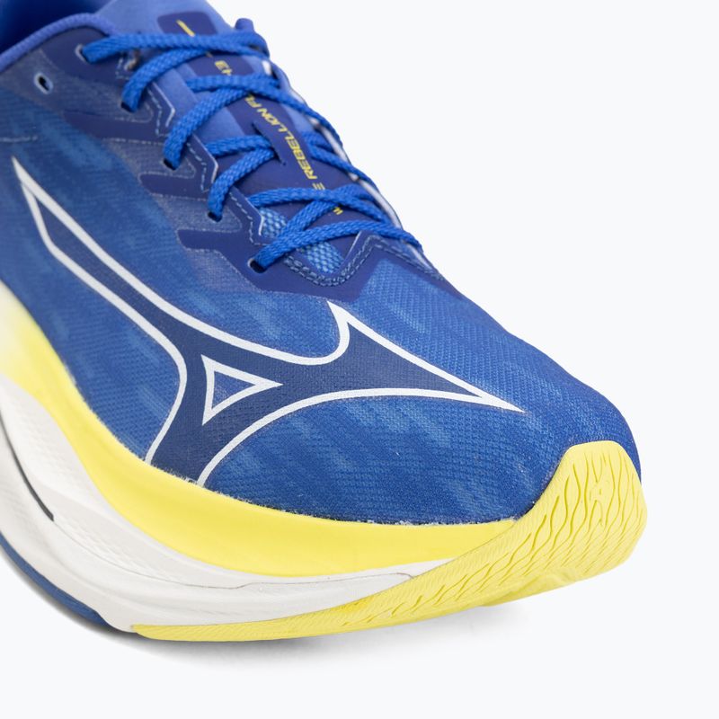 Férfi futócipők Mizuno Wave Rebellion Flash 3 dazzling blue/surf the web/fortune yellow 7