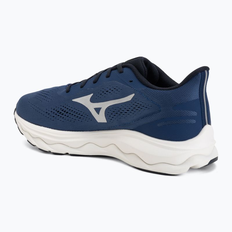 Férfi futócipő Mizuno Wave Serene 2 estate blue/silver/lightning yellow 3