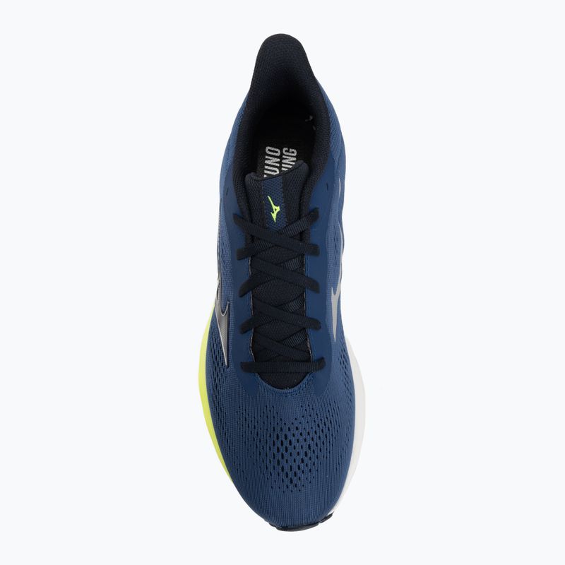 Férfi futócipő Mizuno Wave Serene 2 estate blue/silver/lightning yellow 5