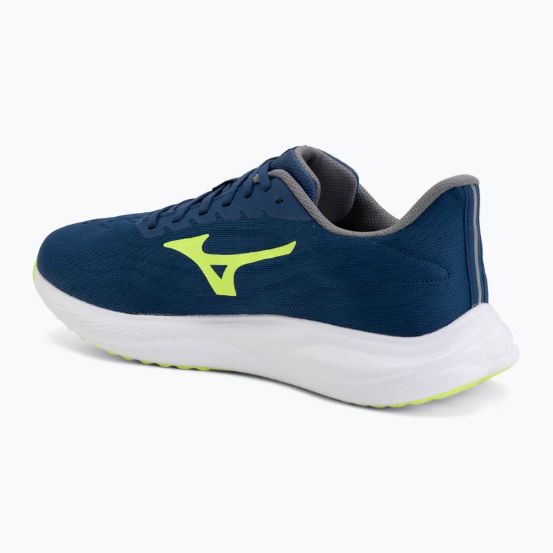 Férfi futócipő Mizuno Revolt 4 estate blue/lightning yellow 3