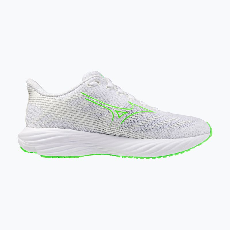 Gyerek futócipők Mizuno Enerzy Rider Jr white/glowing apple 2